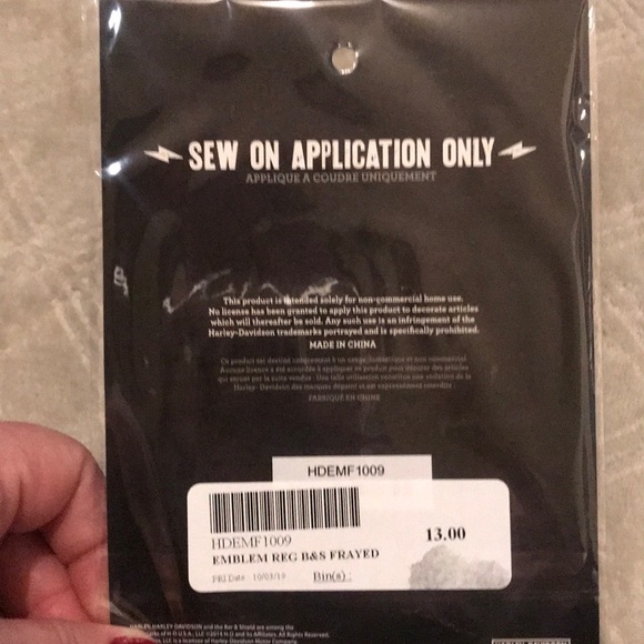 Bundle 4 discount Harley Davidson patches - Picture 2 of 2